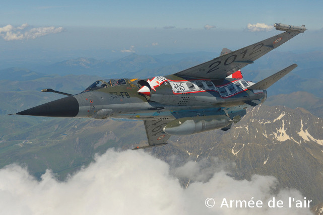 Mirage F1CR above clouds - ER 02/033 "Savoie", SAL 6 "Mouette du Rhin" - "100 ans de Reco" !