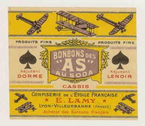 DORME & LENOIR - 1916 Candy Wrapper