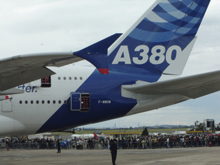 Airbus A380 Tail Unit