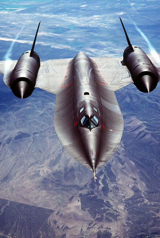 USAF SR-71 strategic reconnaissance aircraft
